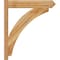 Ekena Millwork Thorton Rough Sawn Arts and Crafts Outlooker, Western Red Cedar, 6"W x 28"D x 32"H OUT06X28X32THR03RWR - alternate 4